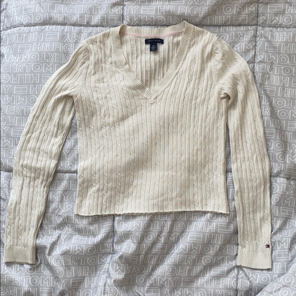 ✰ rare, vintage Tommy Hilfiger cropped sweater ✰